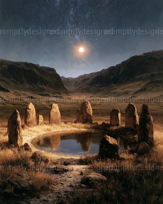 Romantic Desert Landscapes