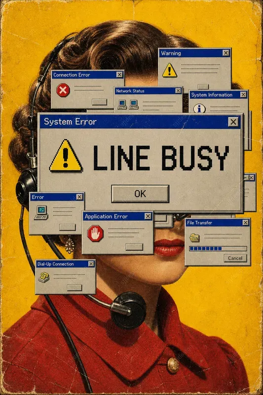 Retro UI Censorship Portraits