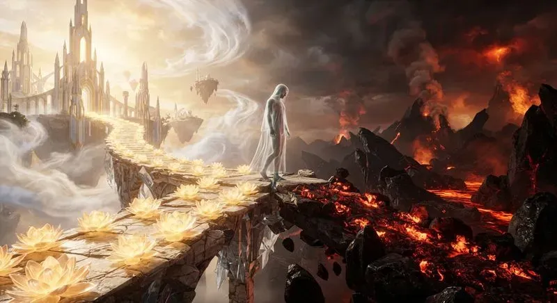 Heavens Vs Hells Surreal