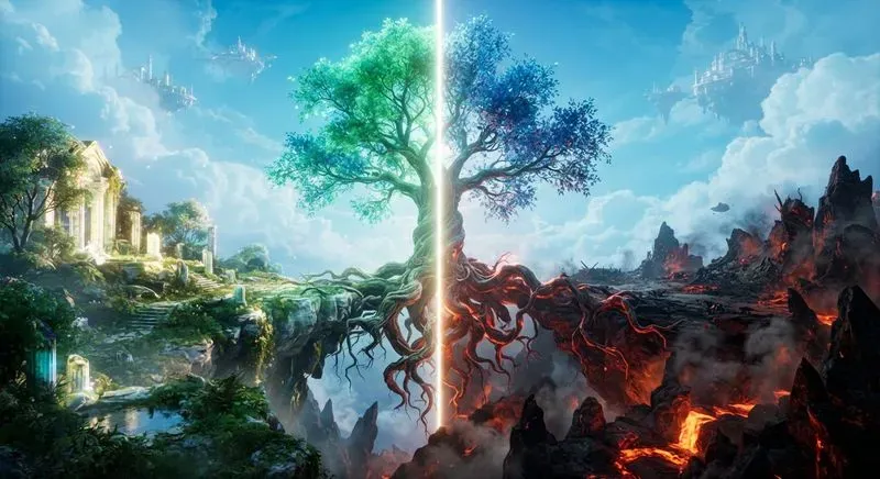 Heavens Vs Hells Surreal