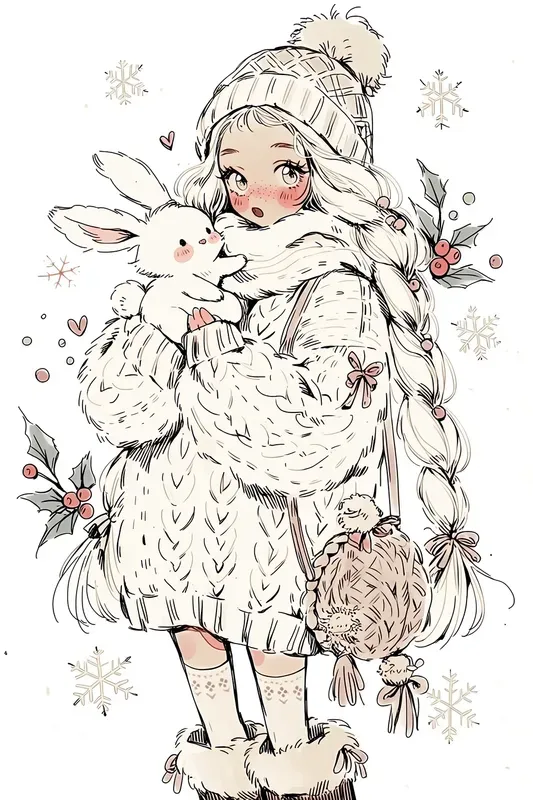 Whimsical Fantasy Character Clipart