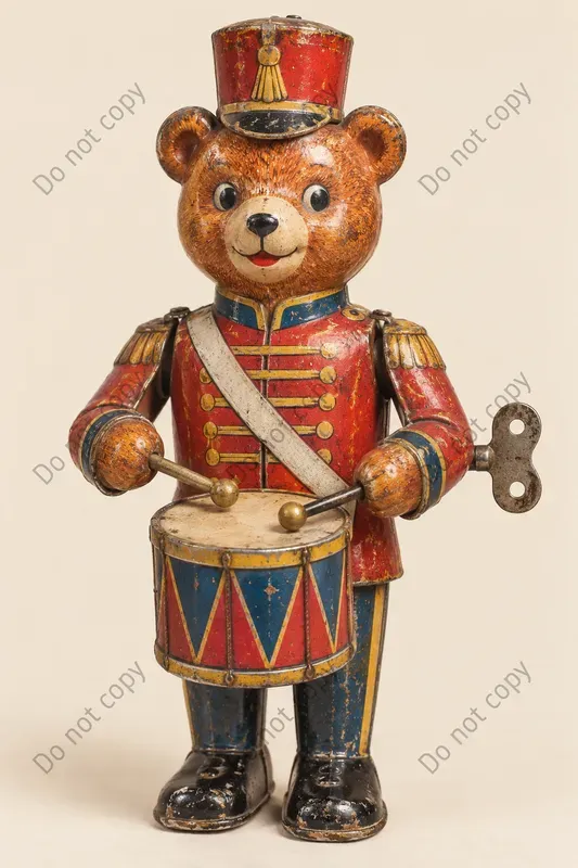 Vintage Tin Toy Character Prints