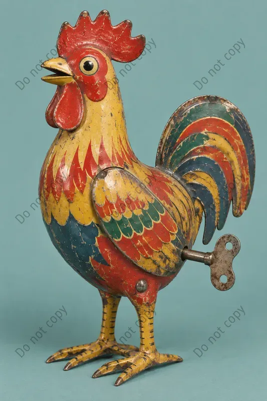 Vintage Tin Toy Character Prints