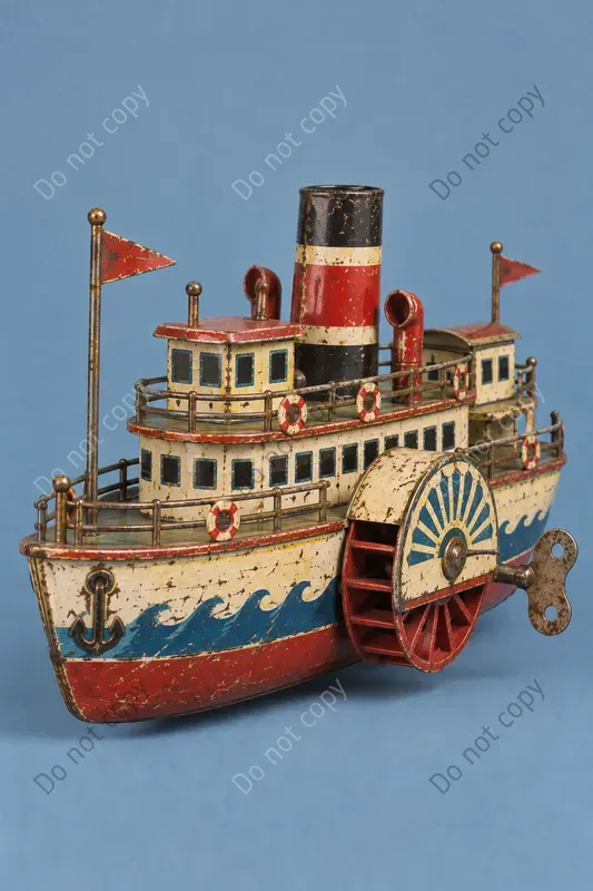 Vintage Tin Toy Character Prints
