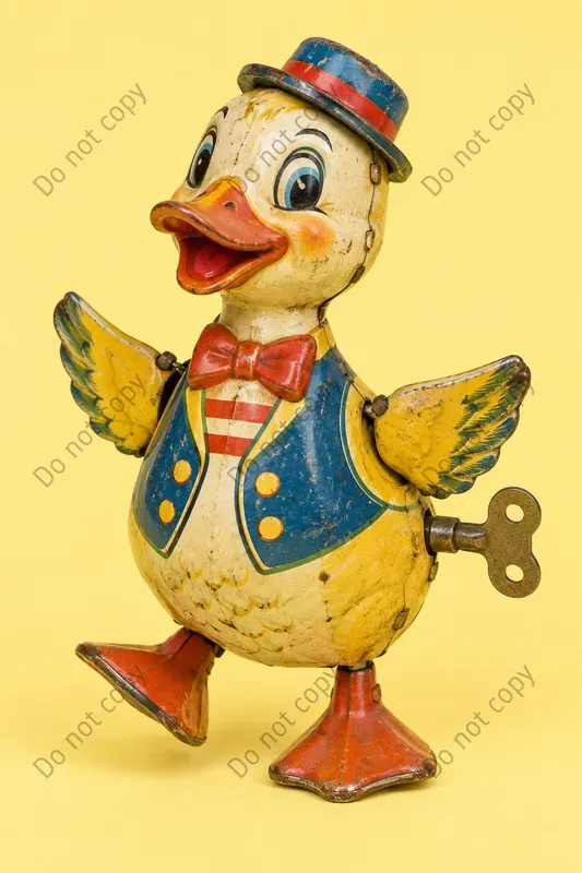 Vintage Tin Toy Character Prints