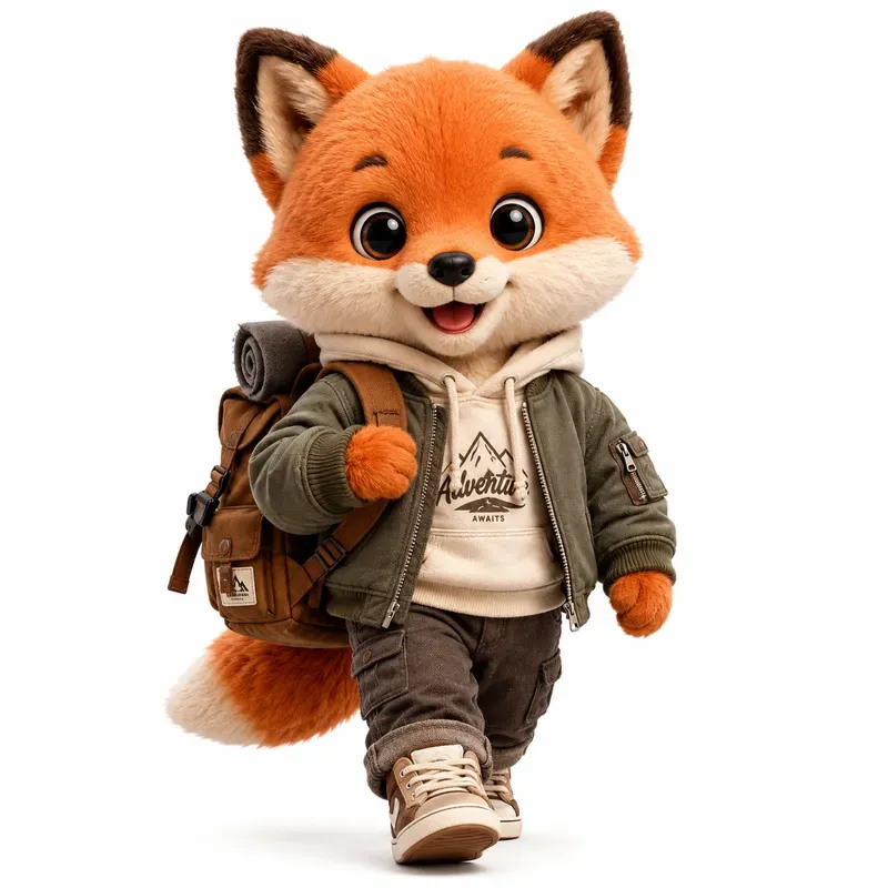 Cute Plush Character Adventure Packs