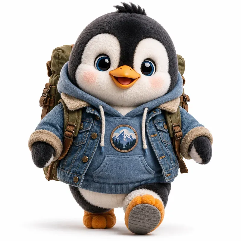 Cute Plush Character Adventure Packs