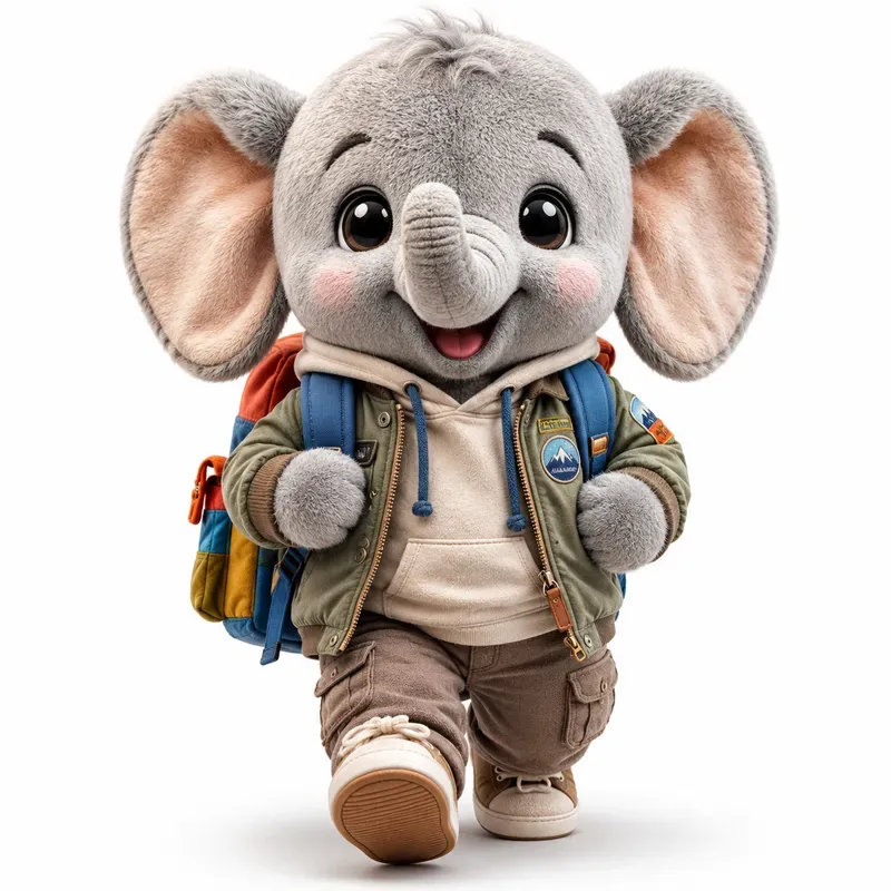 Cute Plush Character Adventure Packs