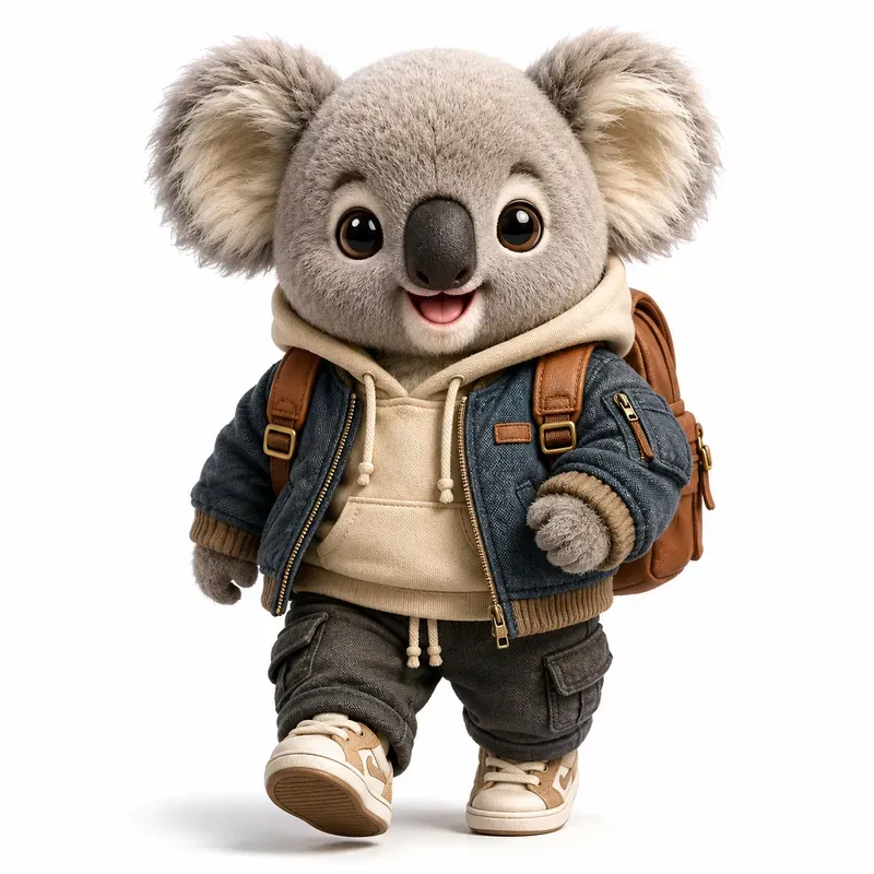 Cute Plush Character Adventure Packs