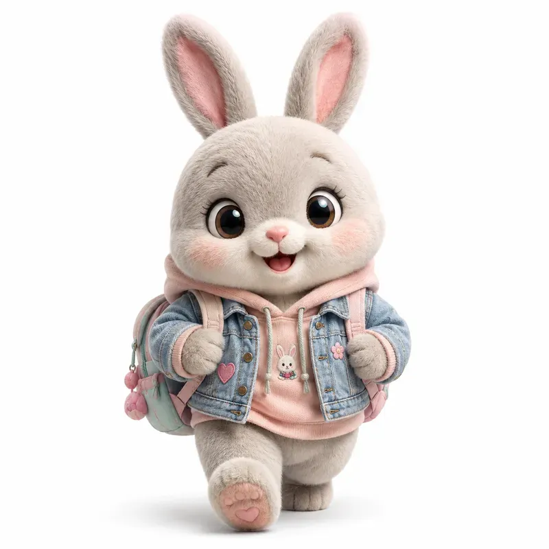 Cute Plush Character Adventure Packs
