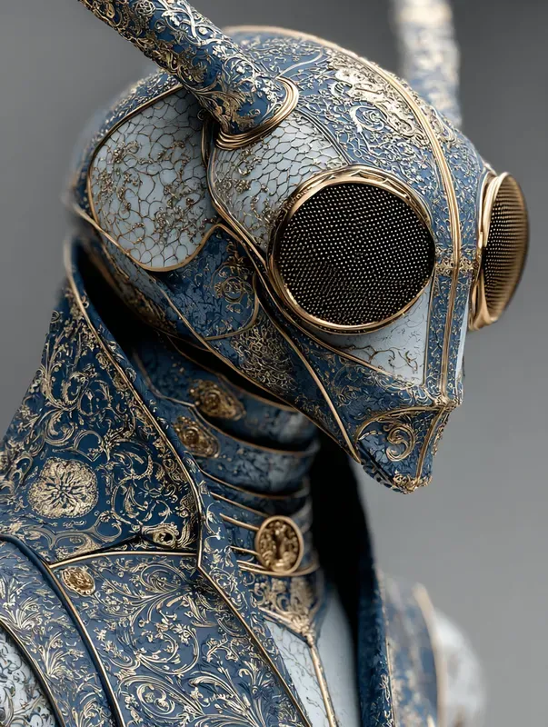 Ornate Damask Armor Portraits