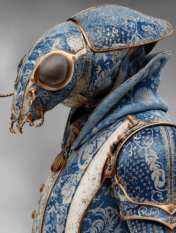 Ornate Damask Armor Portraits