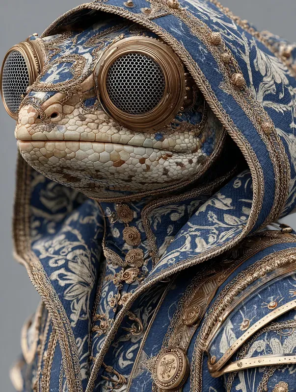 Ornate Damask Armor Portraits