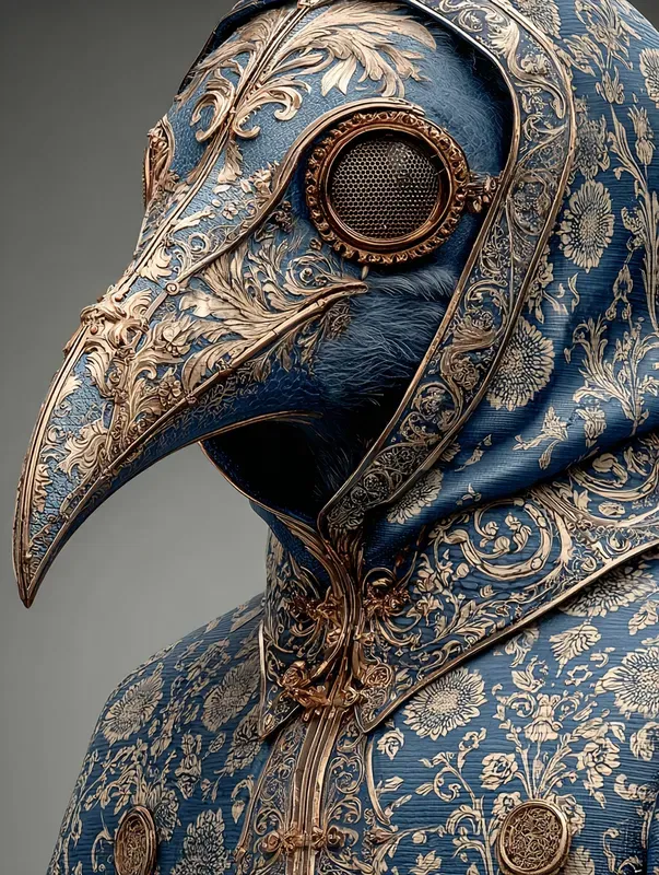 Ornate Damask Armor Portraits