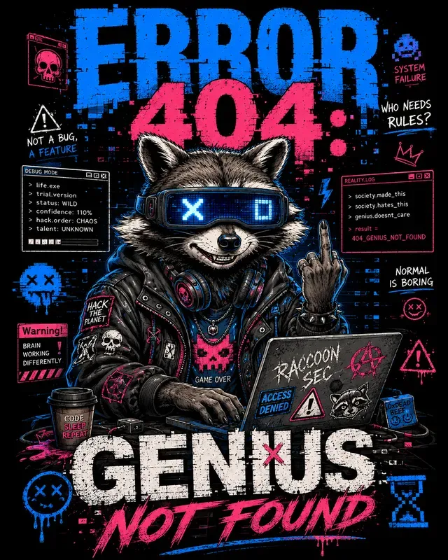 Cyber Glitch Streetwear Tee Designs