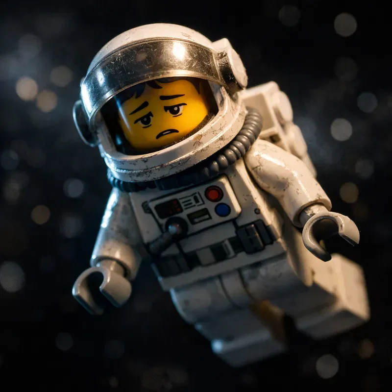 Cinematic Emotional Lego Figures