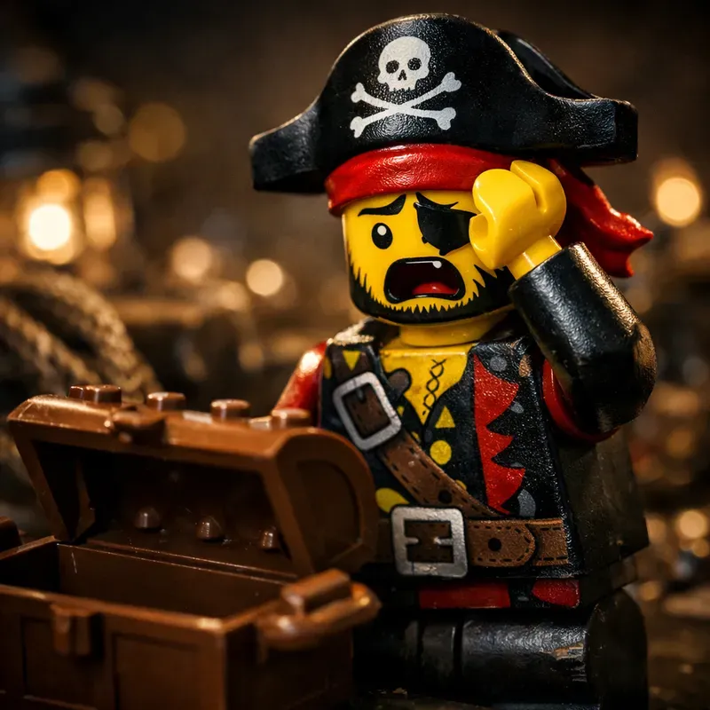 Cinematic Emotional Lego Figures