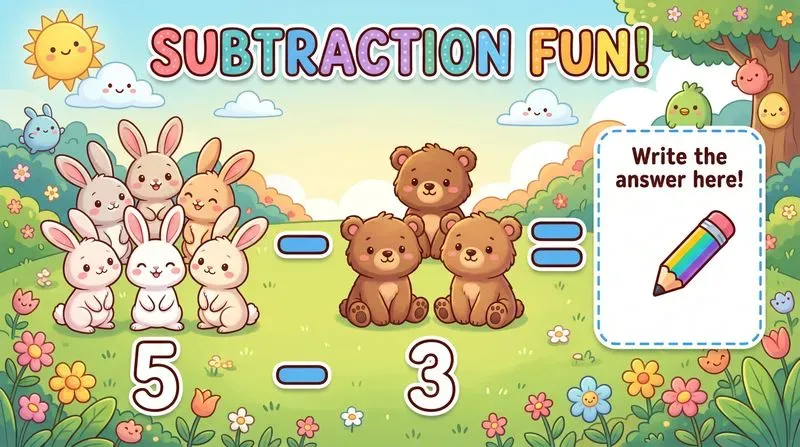 Counting Animals Math For Kids