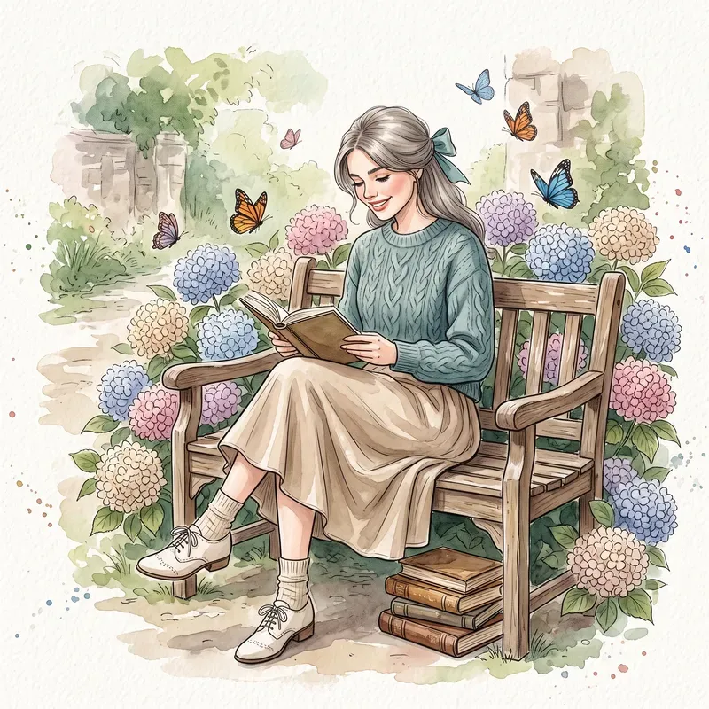 Elegant Vintage Watercolor Floral Girls