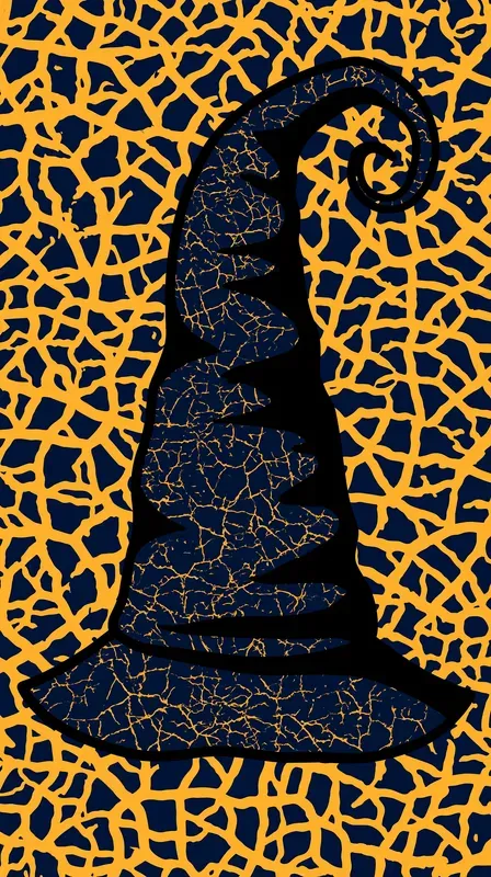 Halloween Batik Crackle Phone Wallpapers