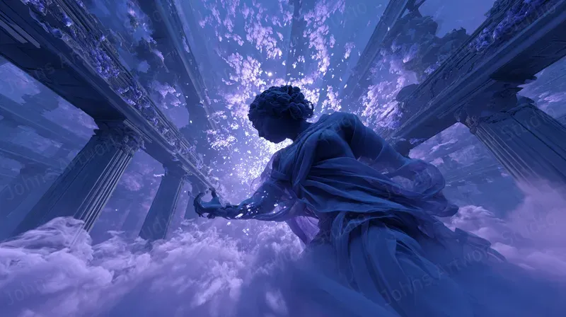 The Whispering Oracles Surreal Divinity