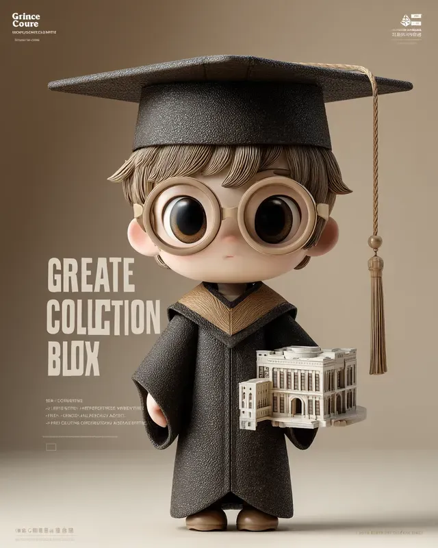 3D Graduation Blind Box Toys