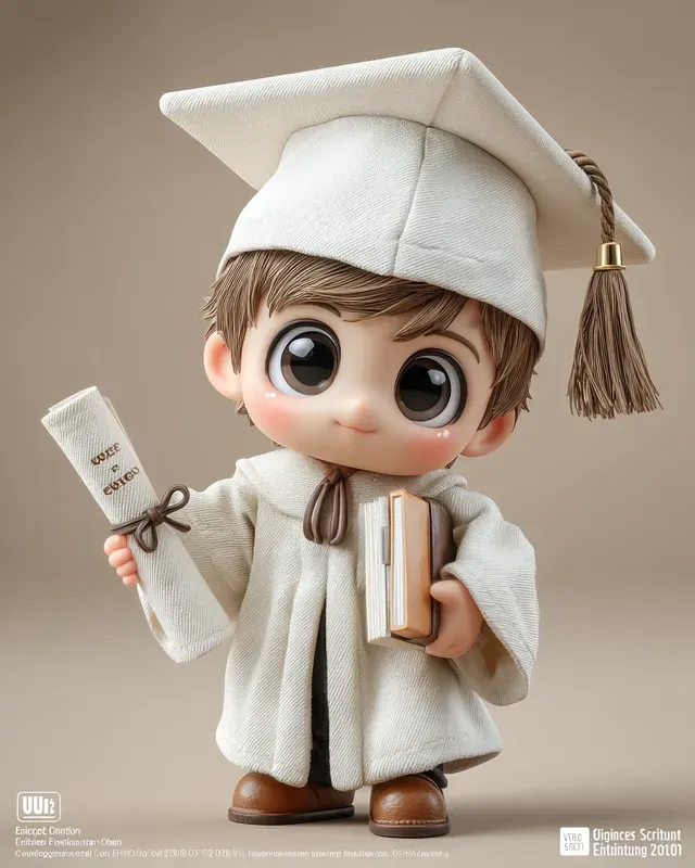 3D Graduation Blind Box Toys