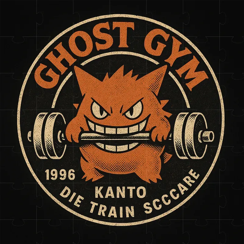 Pokemon Style Vintage Gym Parody Emblems