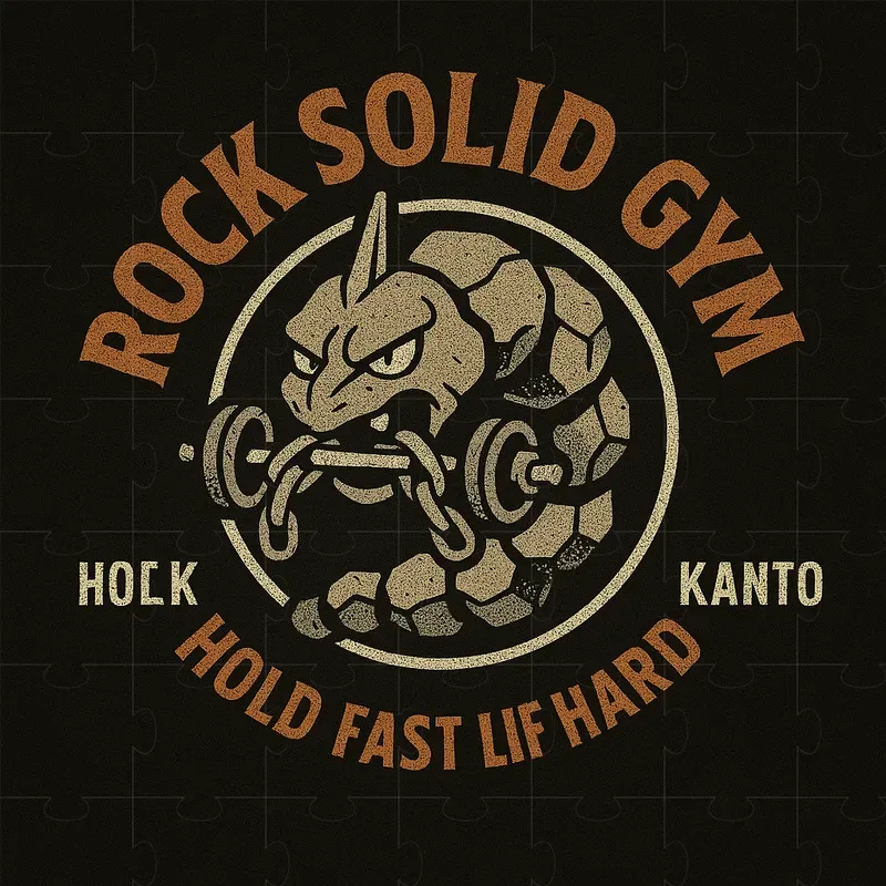 Pokemon Style Vintage Gym Parody Emblems