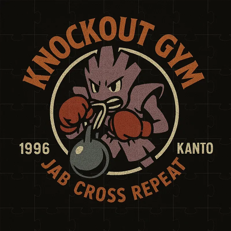 Pokemon Style Vintage Gym Parody Emblems
