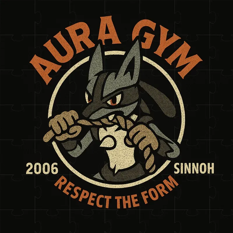 Pokemon Style Vintage Gym Parody Emblems