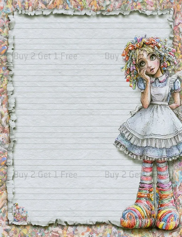 Alice In Candy Wonderland Plain Papers