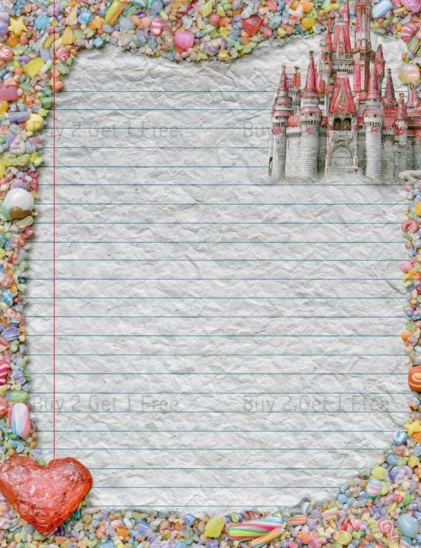 Alice In Candy Wonderland Plain Papers
