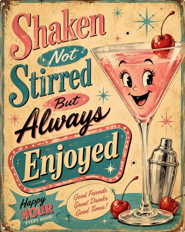 Retro Kitchen Art Generator
