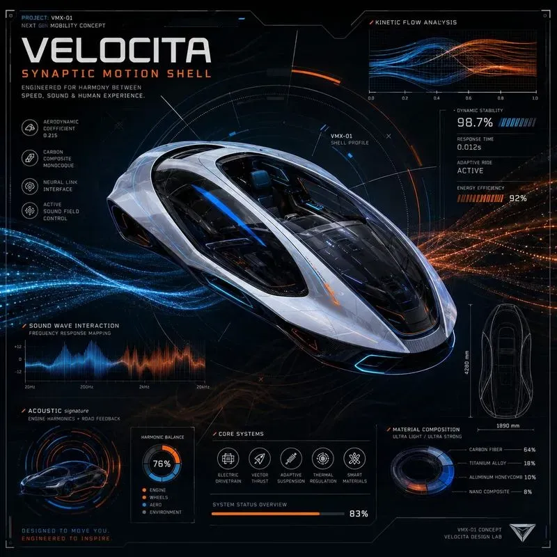 Futuristic Tech Infographic Posters