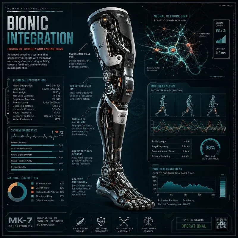 Futuristic Tech Infographic Posters