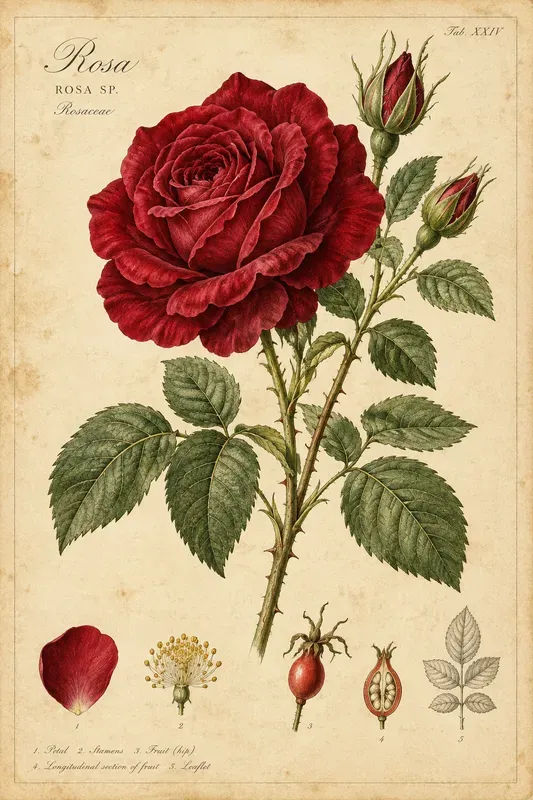 Vintage Botanical Naturalist Art