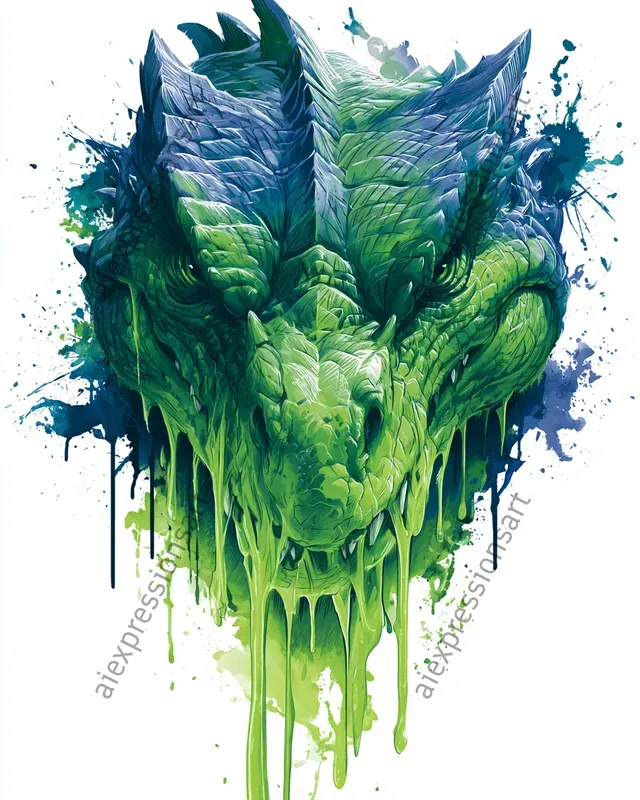 Dripping Watercolor Tshirt Graphics