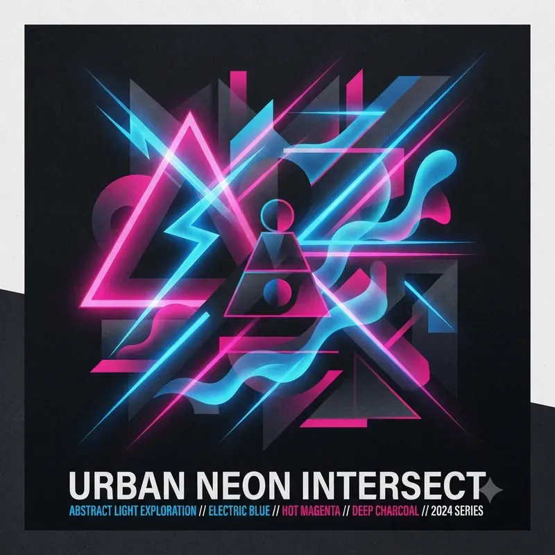 Threetone Abstract Poster Designs