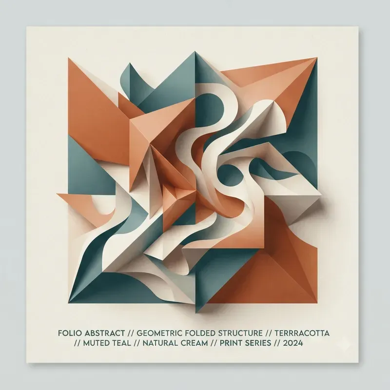 Threetone Abstract Poster Designs