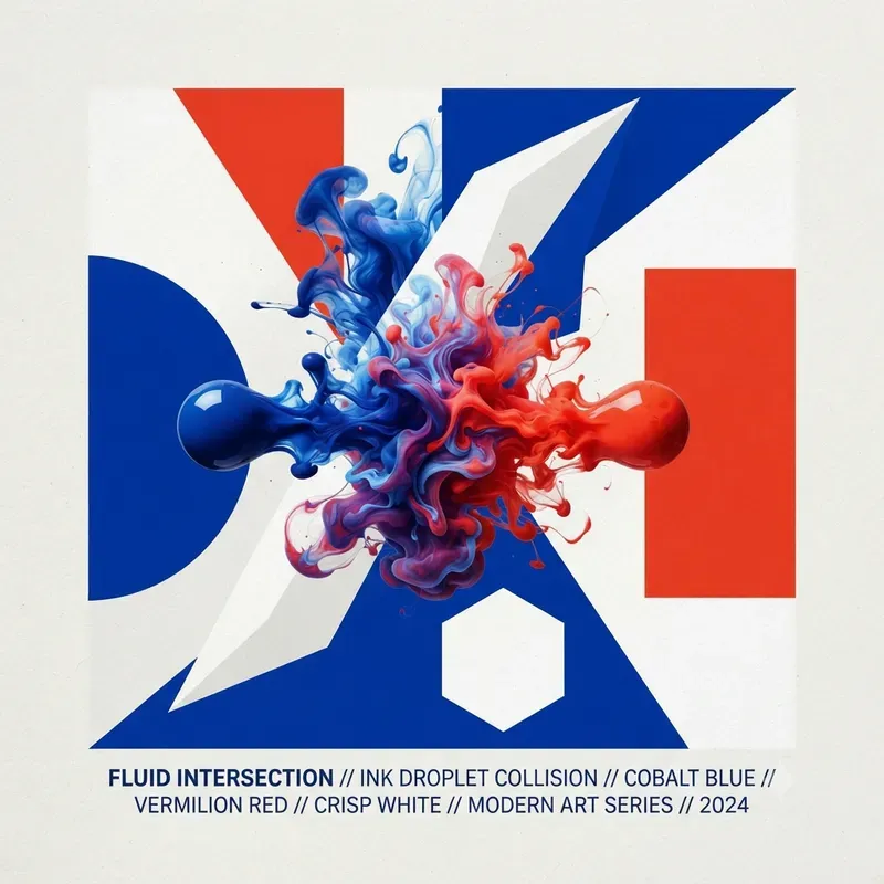 Threetone Abstract Poster Designs