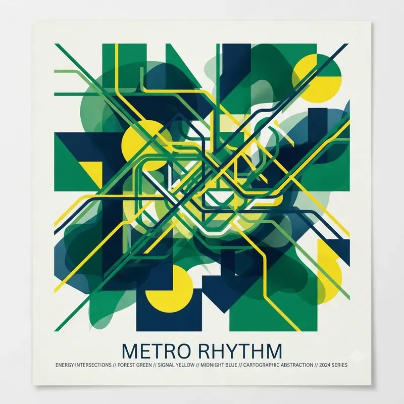 Threetone Abstract Poster Designs