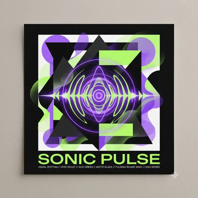 Threetone Abstract Poster Designs