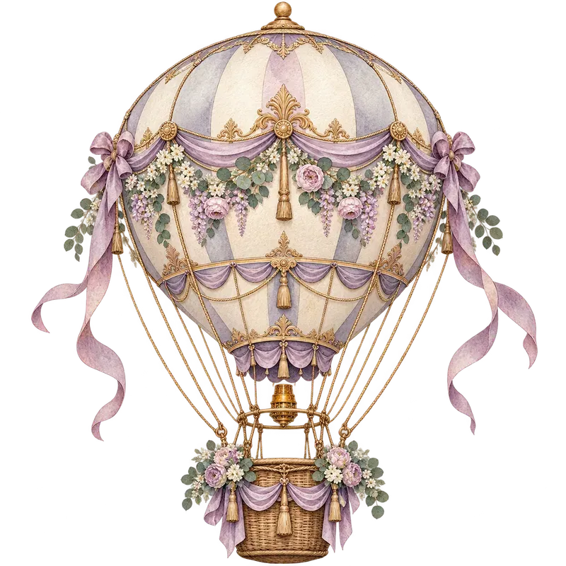 Luxury Wedding Map Clipart Assets