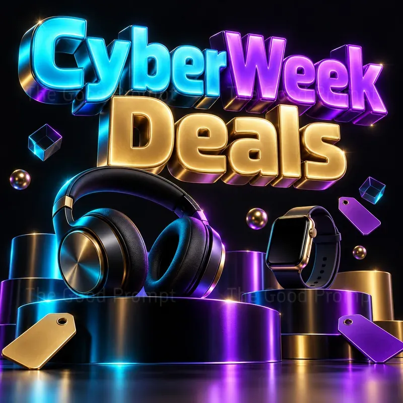 Black Friday 3D Sale Poster Generator
