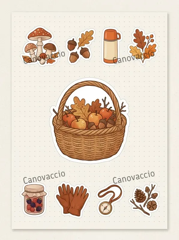 Pastel Gouache Planner Sticker Sheets