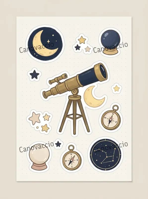 Pastel Gouache Planner Sticker Sheets