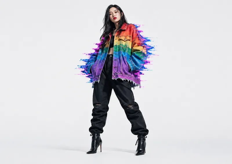 Glitch Fashion Editorial Logbooks