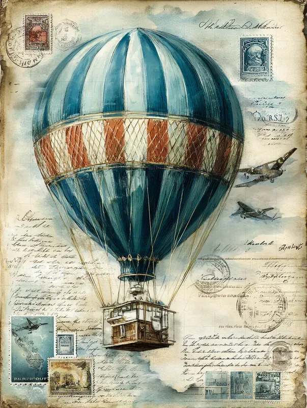 1930s Vintage Travel Illustration Art