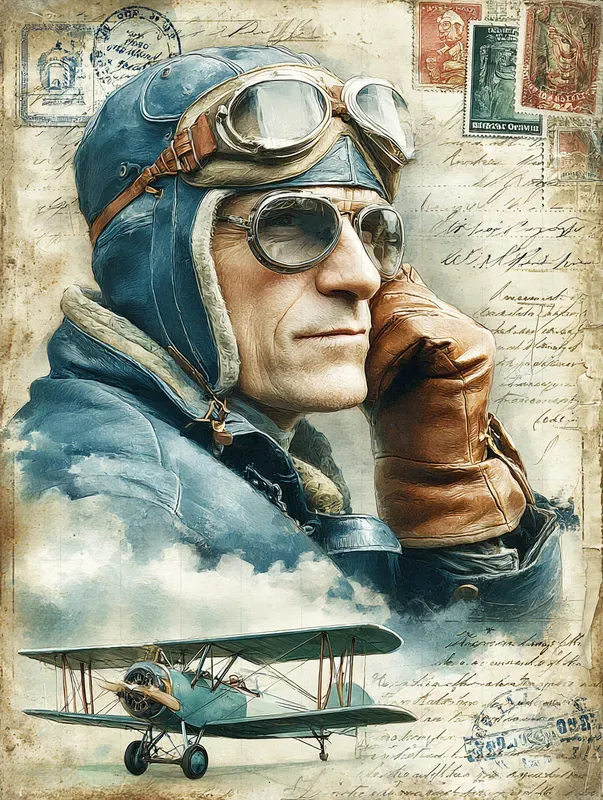 1930s Vintage Travel Illustration Art
